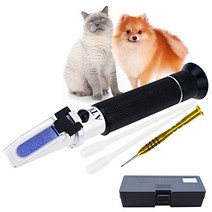 Portable Clinical Refractometer with ATC for Urine Specific Gravity RI Measurement of Pet Dog Cat 1., 1