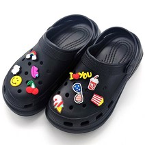 이즈클래식 스마일 장식 통굽 아쿠아 샌들 21834