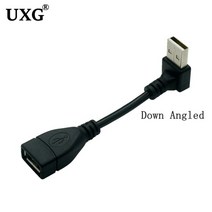 VR 메타버스 가상현실 체험 헤드셋 휴대폰호환 컨트롤러 90도 각진 USB 연장 케이블 2.0 TV PS4 속도 데이, 03 Down_05 100cm