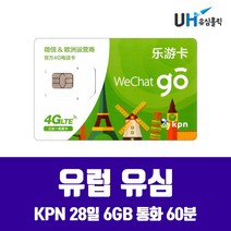 ORANGE THREE CMLINK KPN AIS 유럽유심 쓰리심 ORANGE 씨엠링크 KPN 스페인 이탈리아 터키 데이터 무제한 유심칩, 1개, 유럽 KPN 28일 6GB 통화 60분