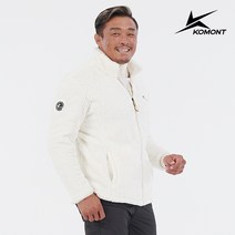 [코몽트] 유니 쉘파 하이넥 자켓(아이보리)
