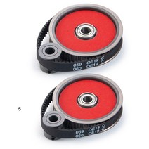 rc카부품 YEAHRUN-Moter 기어 벨트 드라이브 변속기 시스템 3.17/5.0mm 1/10 RC 크롤러 자동차 축 SCX10 및 II 90046 업그레이드 부품, [05] 5.0mm 2PCS