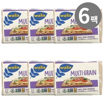 와사 통곡물 비스킷 크리스프브레드 멀티 그레인 275g, 6개