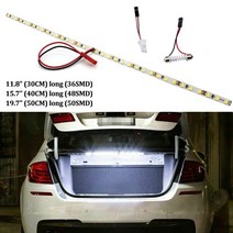슈퍼 브라이트 hid 화이트 t10 led 스트립 라이트 w5w led 자동차 트렁크 화물 구역 인테리어 조명 화이트 3000k 4000k 6000k diy, 크세논 화이트 6000k, 40cm 15.7인치
