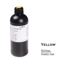 250ml 500ml 범용 LED 잉크 UV 평판 프린터 3D 호환 엡손 R1390 L800 L805 L1800 R2000, 02 500ml Yellow