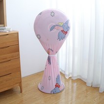 커버 긴 커버 팬 가정용 플로어 스탠드 원형 커버 보호 커버 모든 항목 포함 수직 전기-18338, 04. 플라잉 코끼리