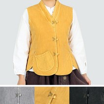 다흰 2700 -여성 로즈 면조끼 생활한복 파자마 잠옷 법복
