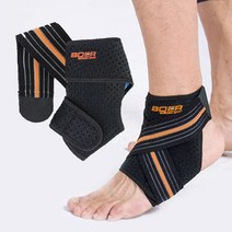 스트랩식 이중압박 더블 발목보호대 발목고정 축구 마라톤 조깅 압박보호, 더블발목보호대-왼발목용