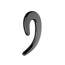 골전도 이어폰 범용 무선 블루투스 4.2 스포츠 스테레오 헤드셋 for xiaomi for xiaomi for iphone 7 8 x, 검은색