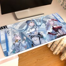 승리의 여신 Nikke 게임 승리의 여신 니케 캐릭터 굿즈 마우스패드 장패드II, 700x300mm, 3mm, BD, 1개