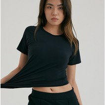아르보노브라 낮쿨밤쿨 노브라 반팔 티셔츠