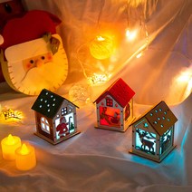 크리스마스 등 만들기 전등갓 조명등 미니스탠드, 루돌프