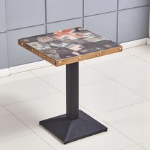 해외 상업 장비 간단한 식당 의자 레스토랑 산업 식탁 수납 소파 경적 의자 세트 넓어진 작은-140382, 14. 60 X 60 스퀘어 테이블