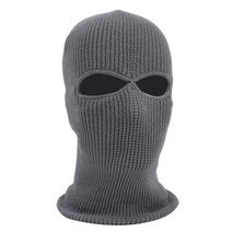 스키헬멧 3 Hole Full Face Mask Autumn Winter Knit Cap for Skiing Cycling Balaclava Hood Motorcycle Helme, [20] X