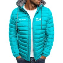 고어텍스낚시복 Daiwa-낚시자켓 남성 긴소매 아우터 의류 따뜻한 코트 퀼트 패딩 두꺼운 파카 슬림핏 윈드브레이커, [02] M, [06] 6