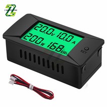 유속계 DC 0-300V LCD 디스플레이 디지털 전류 전압 전력 에너지 미터 내장 션트, 03 Built-in 200A shunt