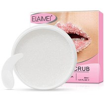ELAIMEI Lip Scrub Scrubs Exfoliator & Moisturizer Repair for Lush Soft Lips Chapped Dry and Flaky Tr