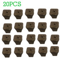 보육 블록 이식 분재 화분 시작 플러그 전문 토양 심기 원예 도구 뿌리 수경법, 20PCS
