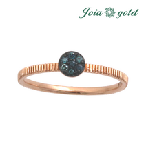 조이아주얼리 반지 챠밍 블루비 링 Charming Blue.B Ring 블루다이아 미스링 14K/18K