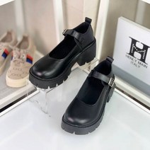 헨리메인 세레디 메리제인 펌프스 통굽 힐 7cm 66H22SDMWR188
