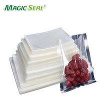 진공 밀봉 실링기 MAGIC SEAL 식품 실러 포장 기계용 주방 가방 보관 PE + PA 복합 로트당 30 개 50 100 개, 6.25 30cm 100pcs