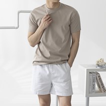 스타일에스 남자 빅사이즈 머슬핏 반팔 티셔츠 어깨넓어보이는 여름 기능성 헬스 반팔티