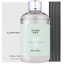 [1+1] 세티즈 르몽도르 실내 디퓨져 방향제 화장실 리필 200ml 7종 택1, 플라워솝