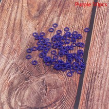 다트 기계 전자 보드 다트핀 다트 화살표 고무 O 링 50/100pc 미끄럼 방지 트 보드 액세서리, 01 Purple 50