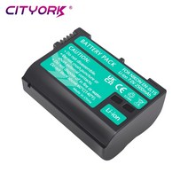 CITYORK EN-EL15 카메라 배터리 및 수납함 박스 충전기 니콘 D600 D7000 D7100 V1 용 en el15 2 in 1, 01 1pc battery
