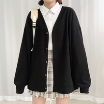 [교복룩/오버핏] 젠시 가디건