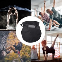Horoper Outdoor Rock Climbing Powder 백 가방 Storage Waist 벨트 Pouch Chalk 백 가방 for Rock Climbing Blac