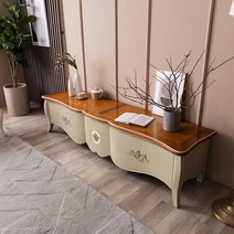 프리미엄 앤틱가구 빈티지 거실장 TV다이 tv선반, 위탁배송비, 지방