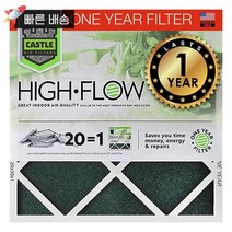 Castle Filters 1년 HVAC 퍼니스 필터 MERV 8 14x30x1 1개 (1팩) 391684