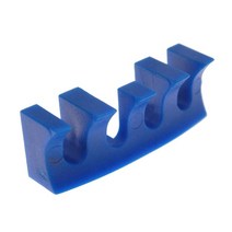 배드민턴 스트링 라켓 라켓 로드 스프레더 어댑터 감압기 프로텍터 라켓 어태치먼트 5 치아 스트링 기계 도구, PVC, 푸른