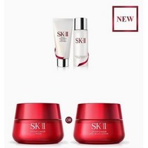 [백화점정품] sk2 스킨파워에어리크림50ml 세트 / sk2스킨파워에어리탄력크림/ sk2 쇼핑백 증정 (크림50ml + 폼20ml + 클리어30ml), 1세트