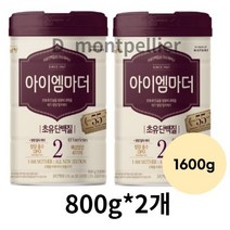 아이엠마더 분유 2단계, 1600g, 5개