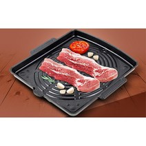 스테이크 철판 삼겹살 가정용구이판 고기판 신혼집선물 업소용 캠핑 그릴판 휴대용, 컴팩트 구이판