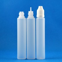 5Pcs 30ml 60ml LDPE 플라스틱 짜기 펜 Dropper 병 E 주스 Childproof 모자 긴 얇은 팁 승/퍼널 눈 액체 컨테이너, [01] 60ml, [01] Plastic, [04] WHITE