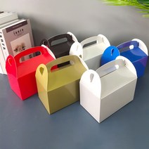 조각케이크상자 답례떡상자 미니 포장 케이스 떡포장, 골드, 1개