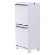 [바보사랑] 창신 스탠드 분리수거함 2단 MO, 상세 설명 참조