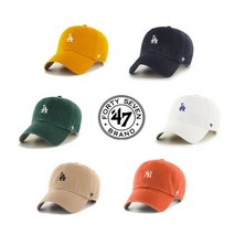 47브랜드 MLB 베이스러너 클린업 볼캡, NY화이트