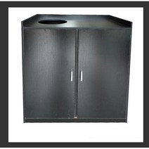 카페셀프바 분리수거함 분리수거통 재활용 3단분리 음료 반납대, 7.이중도어100x90x50