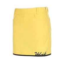 볼빅 여성 골프 로고 포인트 라인 배색 큐롯 스커트 VLCUJ341 YE