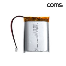 라이트컴 Coms UB573 103040 충전지 배터리 리튬폴리머 3.7V 1200mAh [AG], 선택없음
