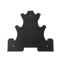 덤벨거치대 가정용 세트 아령 바벨정리대 큰잎 홈 체육관 피트니스 운동 아령 홀더 플라스틱 스탠드 랙 브, 01 Black