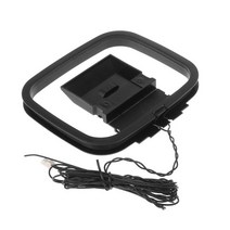 소켓 컨넥터 새로운 Dlenp 1PCS FM AM 루프 안테나 수신기 3 핀 미니 커넥터 소니 샤프 체인 스테레오 AV 시스템 2021