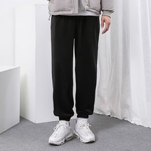[오버나인] 남자 기모 후리스 조거 밴딩팬츠