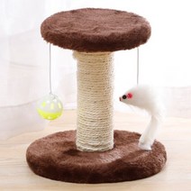 고양이 운동기구 캣츠 애견용품 캣타워 cattower등반 프레임 더블 드롭 볼이있는, 커피