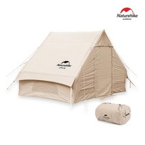 [국내배송A/S가능] 네이처하이크 에어텐트12.0 면 코튼 티피 텐트 장박 글램핑 돔쉘터, 베이지