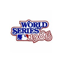 1986 World 시리즈 Logo저지 Sleeve Patch New 뉴욕메츠보스턴 레드삭스MLB